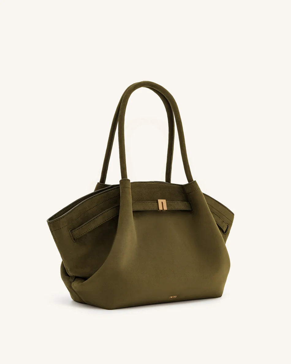 Hana medium tote Dark Olive