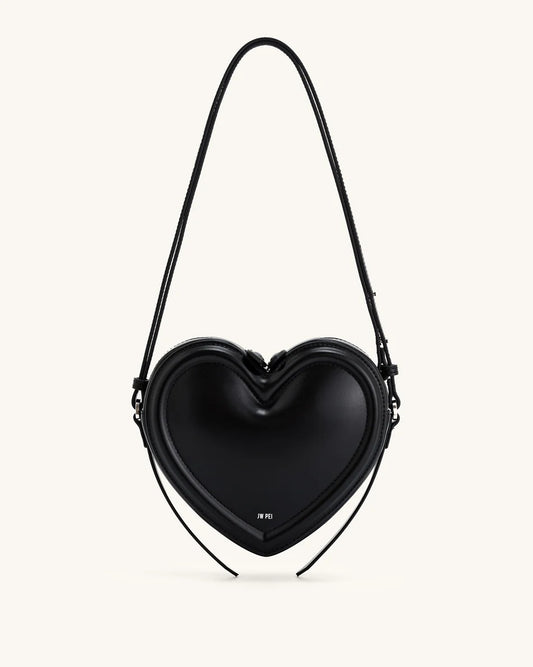 Arlene heart bag Black