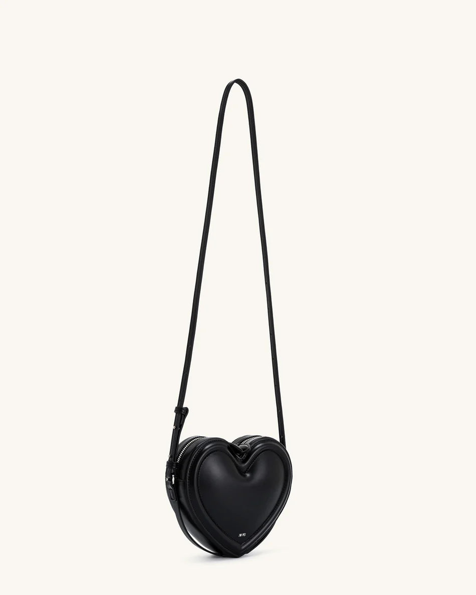 Arlene heart bag Black