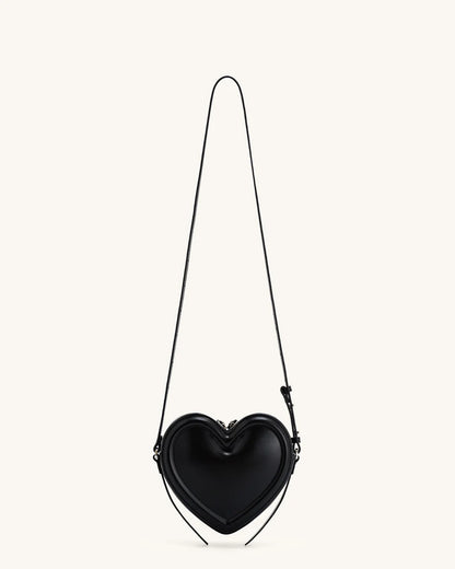 Arlene heart bag Black