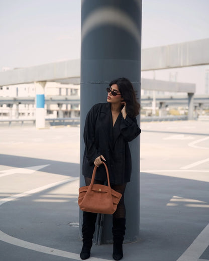 Hana Medium Tote - Brown