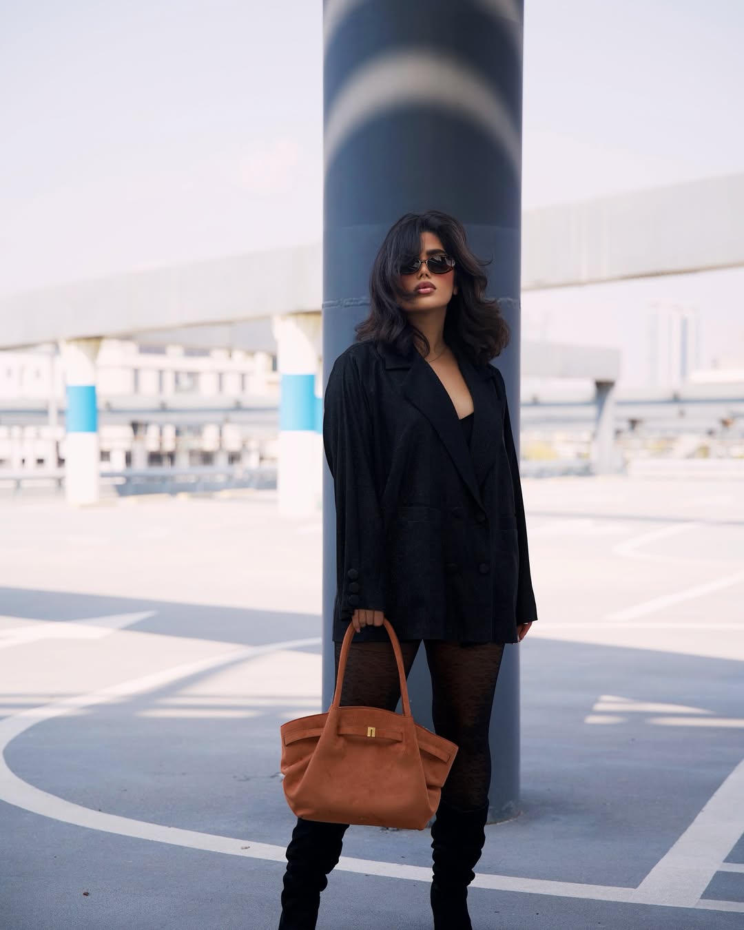 Hana Medium Tote - Brown