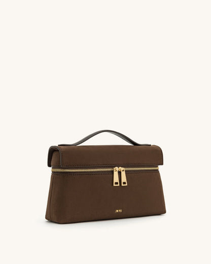 Thea top handle bag - Mocha Brown