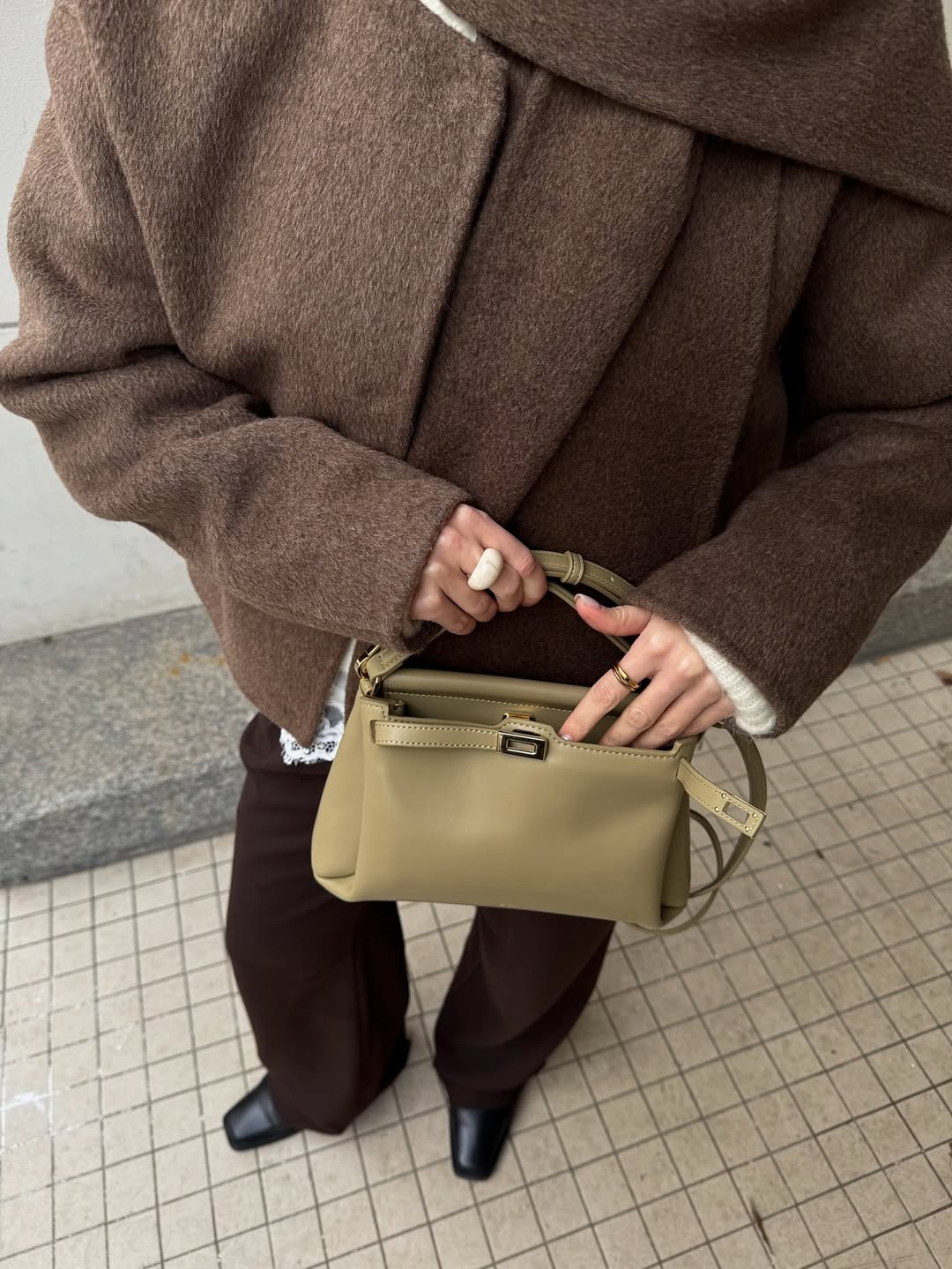 Carmen Top Handle Bag - Green