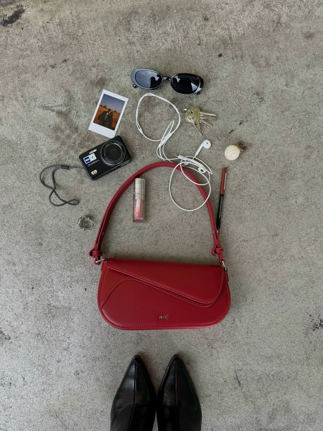 Addisyn Shoulder Bag - Deep Claret