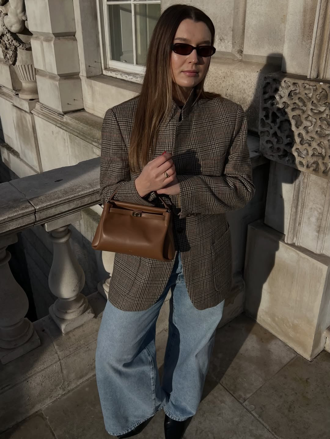 Carmen Top Handle Bag - Brown