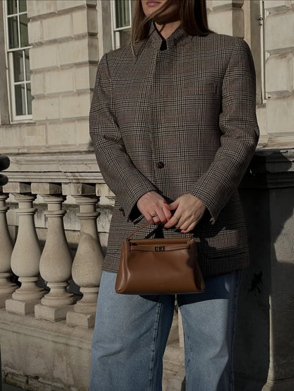 Carmen Top Handle Bag - Brown