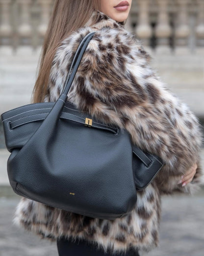 Hana Medium Tote Bag - Black