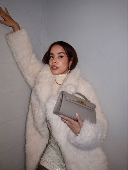 Noor Top Handle Bag - Elephant Gray