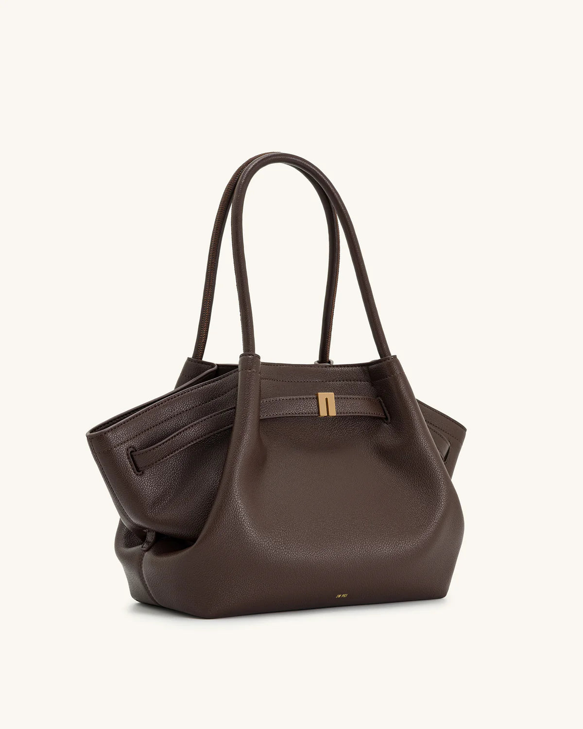 Hana medium tote Bag - Dark brown