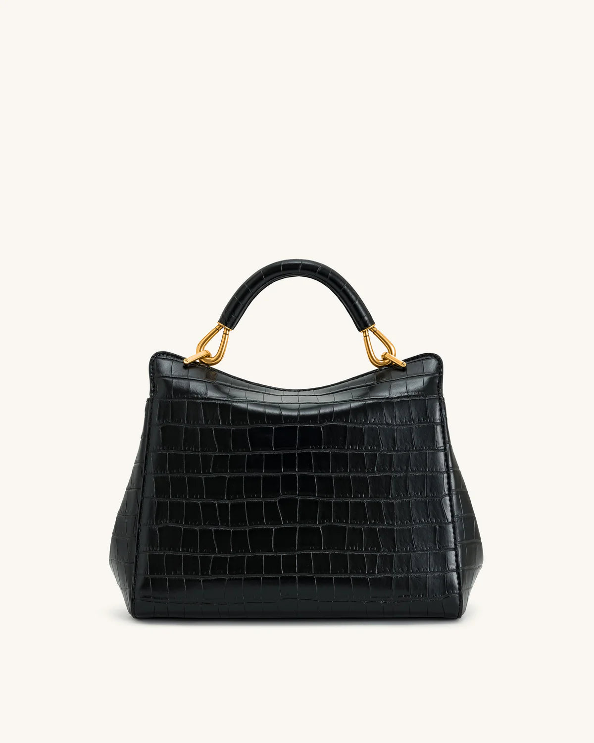 Lucia - Black croc