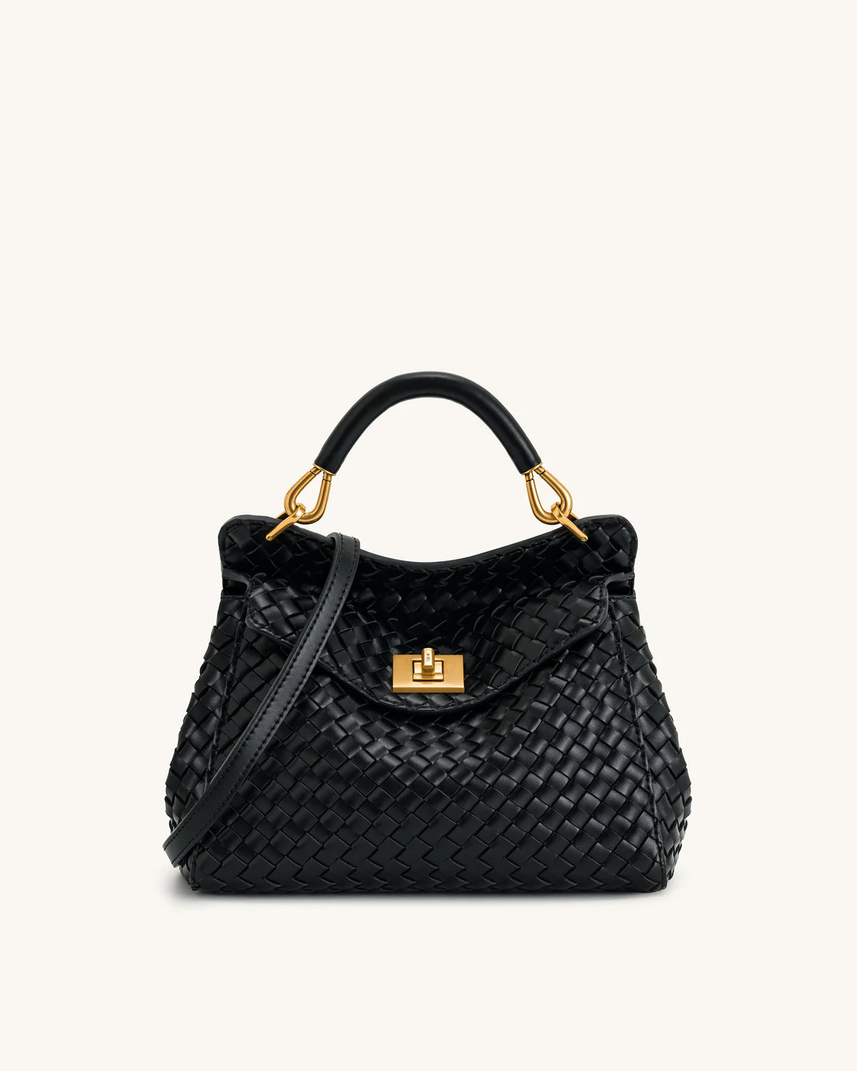 Lucia - Woven bag black