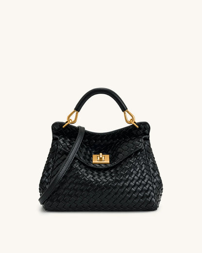 Lucia - Woven bag black