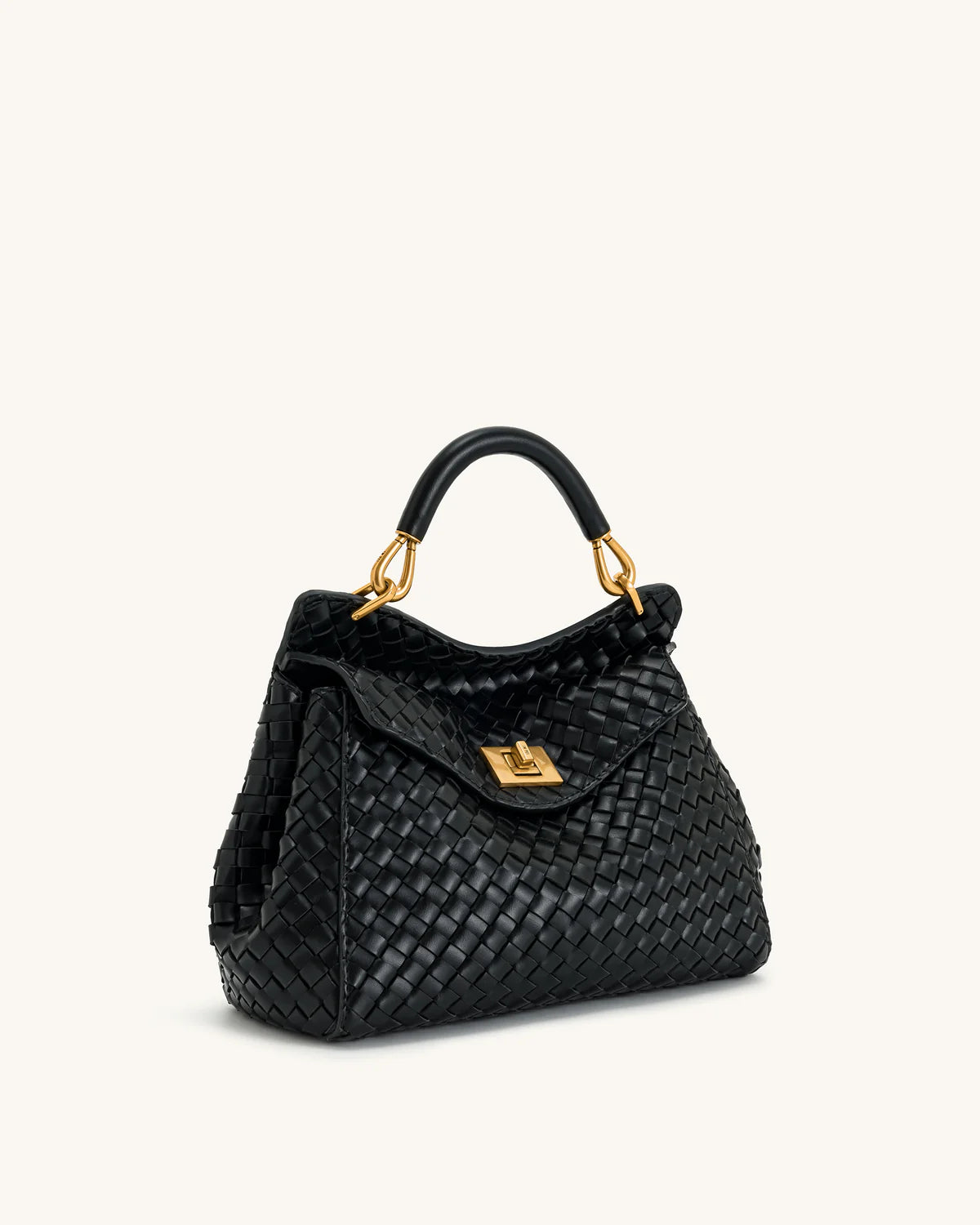 Lucia - Woven bag black