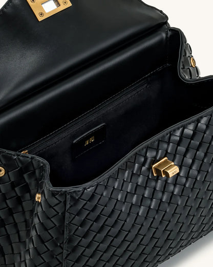 Lucia - Woven bag black