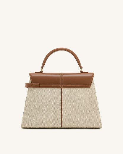Elise Large - Brown Canvas