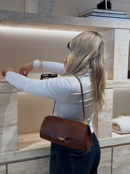 Eloise Shoulder Bag - Deep Brown