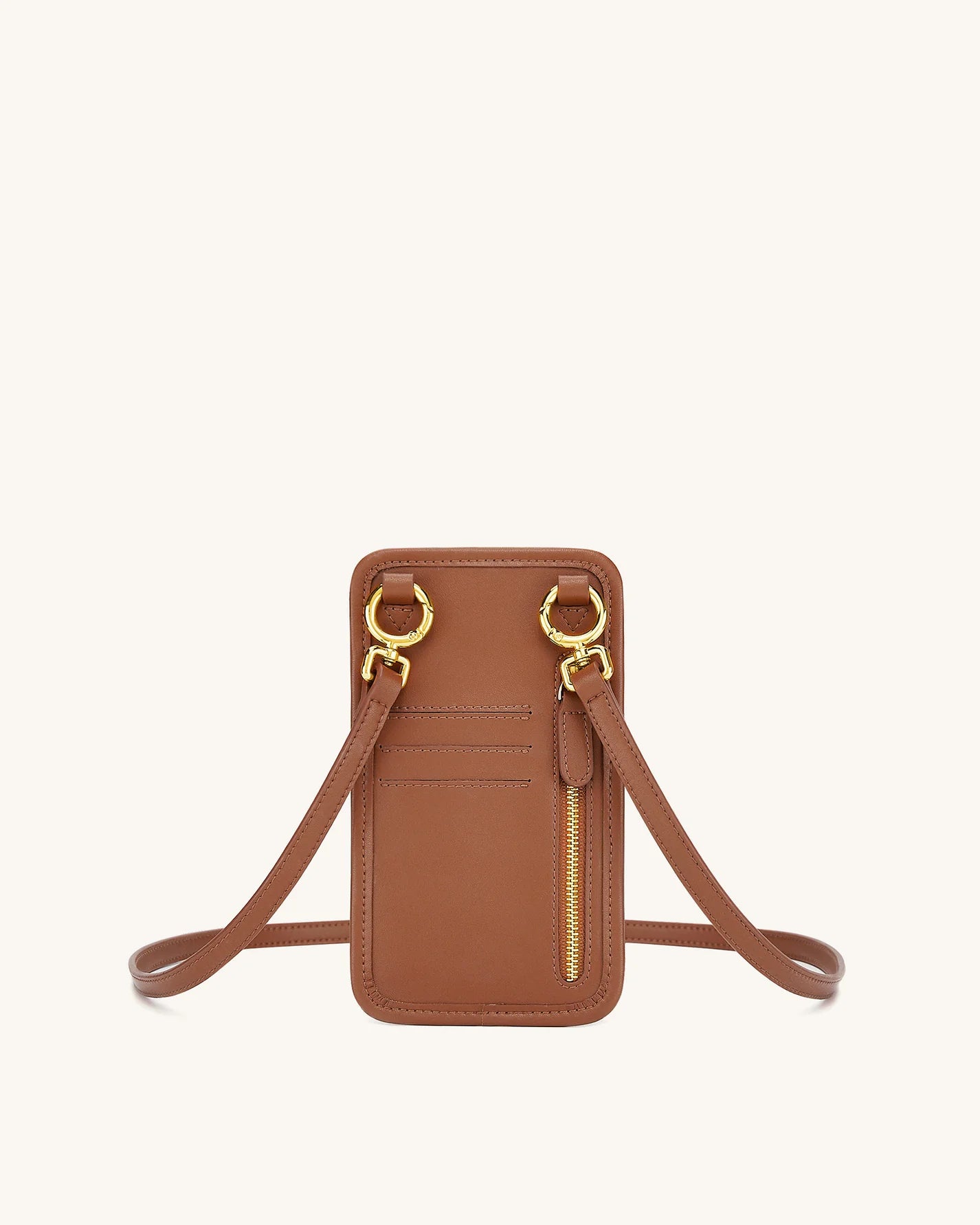 Aylin Canvas Phone Bag Brown