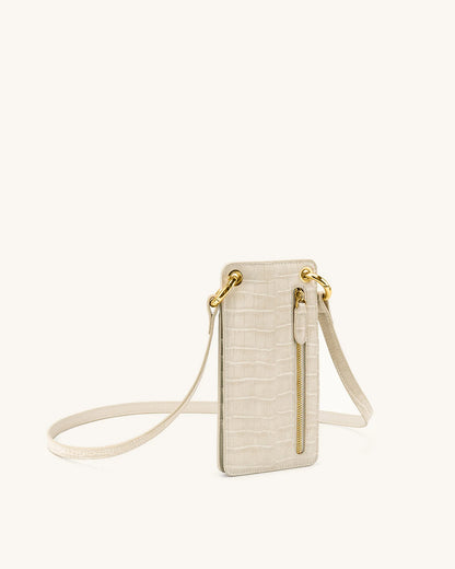 Quinn Phone Bag Ivory