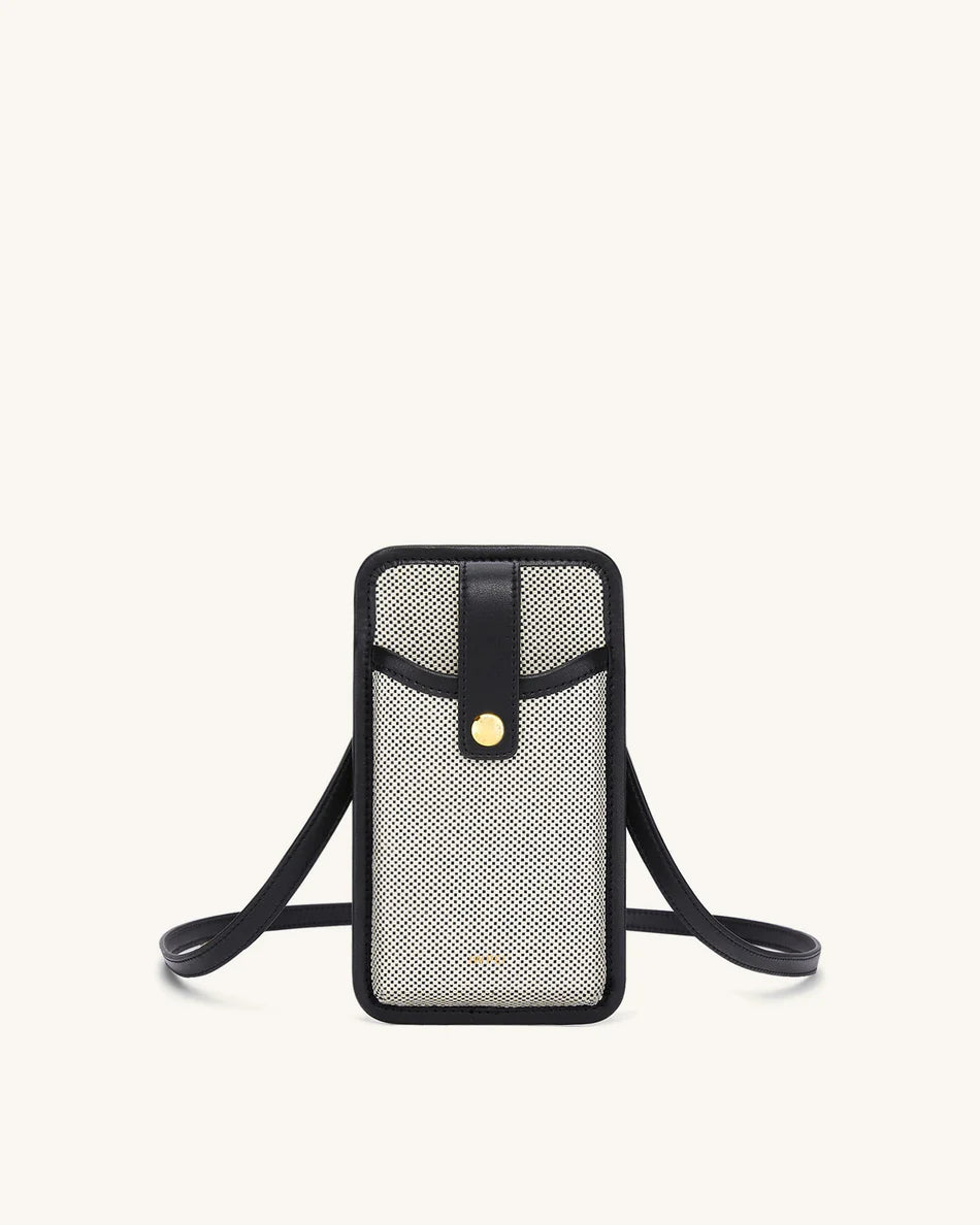 Aylin Canvas Phone Bag Black